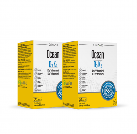 2 adet Ocean D3K2 1000 IU 20ml 400 damla